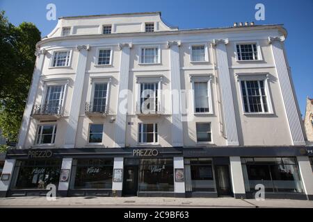 Il ristorante italiano Prezzo a Cheltenham, Gloucestershire nel Regno Unito Foto Stock