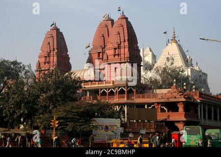 Delhi viaggi visite turistiche, colorati luoghi di Delhi, Delhi darshan Foto Stock