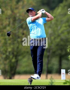 England's Callum Shinkwin durante il primo giorno dell'Hero Open al Forest of Arden Marriott Hotel and Country Club, Birmingham. Foto Stock