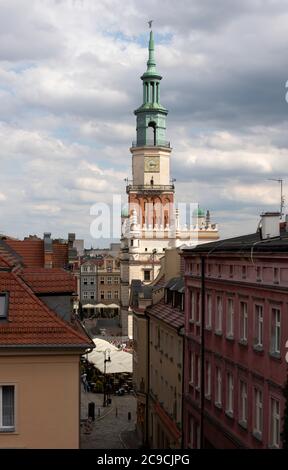 Verkauf, Alter Markt mit Alten Rathaus, Blick vom Königsschloß Foto Stock