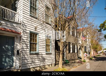 Centro storico di Charleston, Carolina del Sud, Stati Uniti Foto Stock