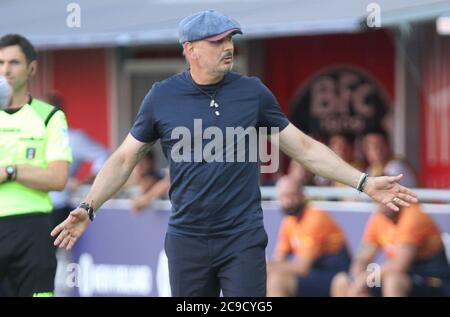 Bologna, Italia. 1 gennaio 2020. Bologna, 01 Jan 2020, Calcio serie A - Bologna FC - allenatore Sinisa Mihajlovic durante Bologna FC calcio italiano Serie A stagione 2019/2020 - serie a calcio italiana - Credit: LM/Michele Nucci Credit: Michele Nucci/LPS/ZUMA Wire/Alamy Live News Foto Stock