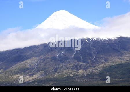 Monte Osornao vulcano, Cile Foto Stock