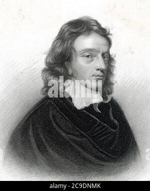 JOHN MILTON (1608-1674) poeta inglese e funzionario Foto Stock