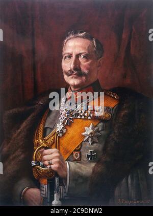 GUGLIELMO II DI GERMANIA (1859-1941) CIRCA 1914 Foto Stock