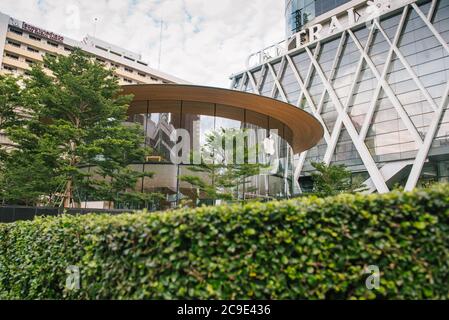 Negozio Apple nel mondo centrale di Bangkok, Thailandia Foto Stock