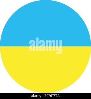 Bandiera dell'Ucraina. Illustrazione Vettoriale. Illustrazione Vettoriale