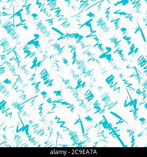 motivo di sfondo astratto, con tratti e schizzi di vernice, senza giunture Illustrazione Vettoriale