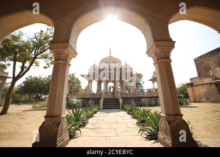 Carina coppia in rajasthan palazzo storico Foto Stock