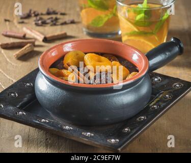 Composta di frutta secca. Foto Stock