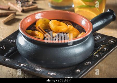 Composta di frutta secca. Foto Stock