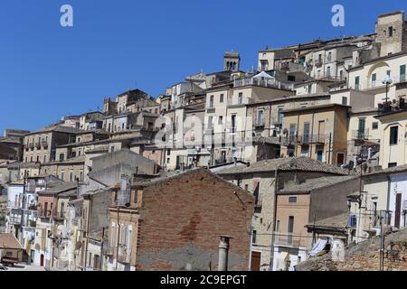 Sant'Agata di Puglia - 29 luglio 2020: La città dei monti Daunia in provincia di Foggia che nel 2002 ottenne la Bandiera arancione dall'Italia Foto Stock
