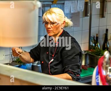 Cucina dell'Hotel Mühle a Binzen, Germania Foto Stock