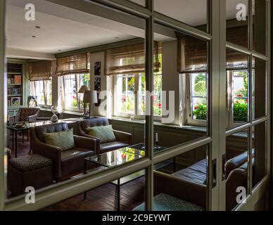 Sala fumatori dell'Hotel Mühle a Binzen, Germania Foto Stock