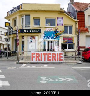 Merlimont, Pas-de-Calais, Haut-de France, Francia Foto Stock