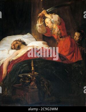 Jan de Bray-Judith e Holofernes. Foto Stock