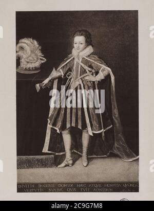 Jacobita Broadside - Enrico, Principe di Galles (1594-1612) 03. Foto Stock