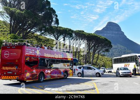 Autobus City Sightseeing (Hop on-Hop Off), a Città del Capo, Capo Occidentale, Sud Africa Foto Stock
