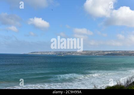 Mossel Bay costa, Garden Route, Sud Africa Foto Stock