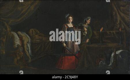 Jacques Stella Judith con la testa di Holofernes. Foto Stock