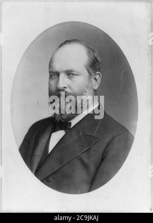 James Abram Garfield, 1831-1881 Foto Stock