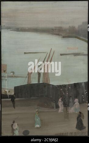 James McNeill Whistler - variazioni in rosa e grigio-Chelsea Foto Stock