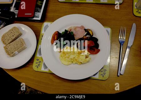 colazione inglese alla griglia mista a canterbury east kent uk luglio 2020 Foto Stock