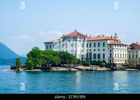 Isola Bella al Lago maggiore, palazzo principale Foto Stock
