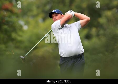 England's Callum Shinkwin durante il terzo giorno dell'Hero Open al Forest of Arden Marriott Hotel and Country Club, Birmingham. Foto Stock