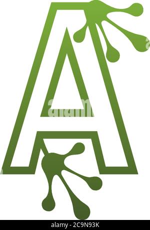 Illustrazione dell'icona di concetto del logo Letter Footprints Frog Illustrazione Vettoriale