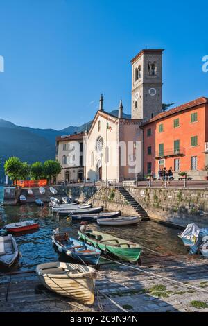 [Torno, Como - ago 2020] Torno, pittoresco villaggio sul Lago di Como. Lombardia, Italia. Foto Stock