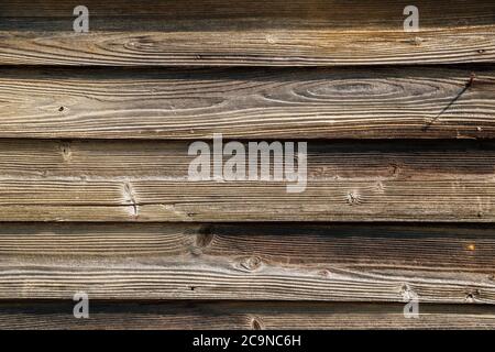 Vecchie tavole di legno muro texture sfondo Foto Stock