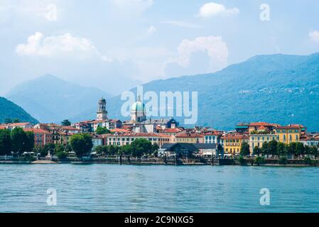 Intra paesaggio urbano, Città di Verbania, Italia Foto Stock