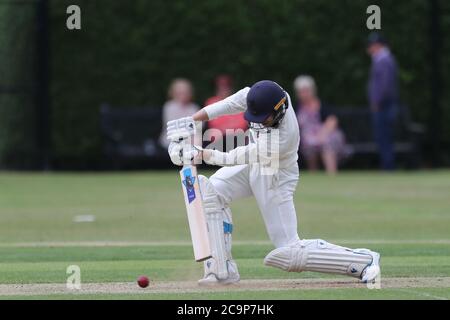 CHESTER LE STREET, INGHILTERRA. 1 AGOSTO 2020 - durante la partita del Bob Willis Trophy tra Durham e Yorkshire a Emirates Riverside, Chester le Street sabato 1 agosto 2020. (Credit: Mark Fletcher | MI News) Credit: MI News & Sport /Alamy Live News Foto Stock