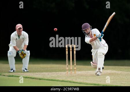 Battsman in azione. Credito obbligatorio: Nick Walker/Sport Picture Library Foto Stock