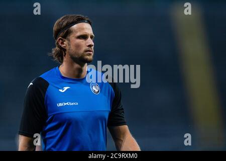 Hans Hateboer (Atalanta) durante Atalanta Bergamasca Calcio vs FC Internazionale, serie a di calcio italiana, bergamo, Italia, 01 ago 2020 Foto Stock