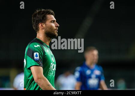 Bergamo, Italia. bergamo, 2020 Italia, 01 ago 2020, Marco Sportiello (Atalanta) durante Atalanta Bergamasca Calcio vs FC Internazionale - serie italiana UNA partita di calcio - Credit: LM/Francesco Scaccianoce Credit: Francesco Scaccianoce/LPS/ZUMA Wire/Alamy Live News Foto Stock