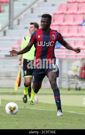 Bologna, Italia. 01 gennaio 2020. Calcio serie A - Bologna FC - Musa Barrow durante ARCHIVIO - Bologna FC serie italiana Calcio A stagione 2019/2020, serie italiana UNA partita di calcio a Bologna, Italia, Gennaio 01 2020 Credit: Independent Photo Agency/Alamy Live News Foto Stock