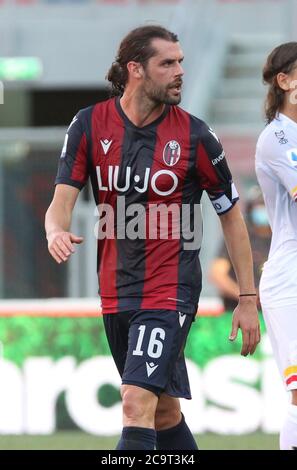 Bologna, Italia. 01 gennaio 2020. Calcio serie A - Bologna FC - Andrea poli durante ARCHIVIO - Bologna FC serie a stagione 2019/2020, serie italiana UNA partita di calcio a Bologna, Italia, Gennaio 01 2020 Credit: Independent Photo Agency/Alamy Live News Foto Stock