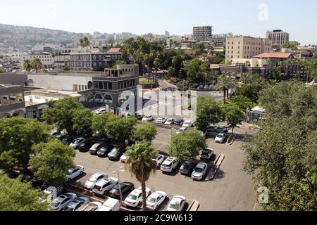 Vista dall'hotel Caesar Premier a Tiberias, Israele. Luglio 19.2020 Foto Stock