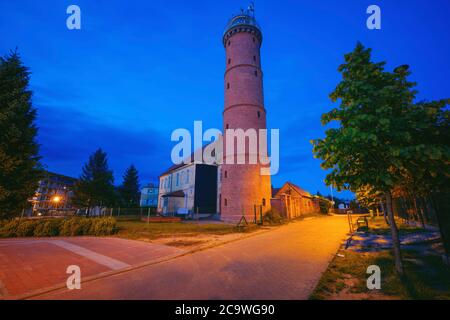 Faro di Jaroslawiec. Jaroslawiec, Pomerania occidentale, Polonia. Foto Stock