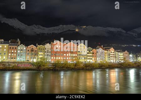 Mariahilf Street a Innsbruck Foto Stock