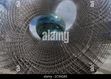 Expo 2017, Padiglione Nur alemi, Nur-Sultan, Kazakistan Foto Stock