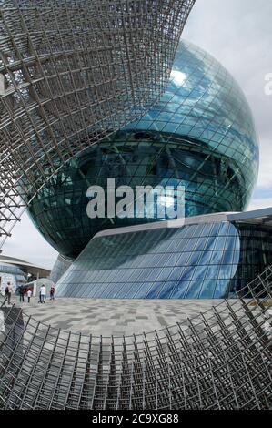 Expo 2017, Padiglione Nur alemi, Nur-Sultan, Kazakistan Foto Stock