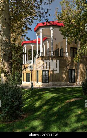 Ahmad Shahi Pavilion, Niavaran Palace complesso, Teheran, Iran Foto Stock