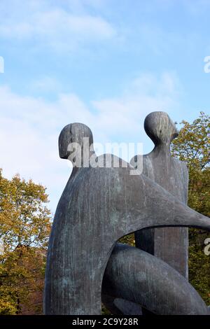 celebrazione della scultura di chester, stephen broadbent, chester, inghilterra, regno unito Foto Stock