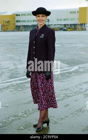 British Airways 1991 presso l'aeroporto Heathrow di Londra Foto Stock