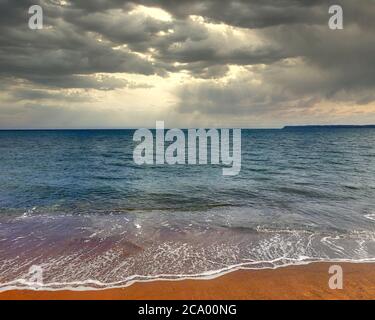 GB - DEVON: Spiaggia di Hollicombe tra Troquay e Paignton Foto Stock