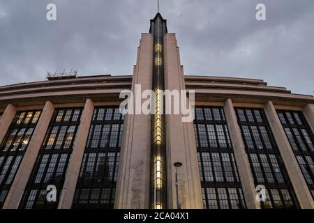 Barkers Shopping Arcade, i magnifici grandi magazzini dell'ex John Barker a Kensington High Street (Art Deco, 1938 - architetto: Bernard George). Foto Stock