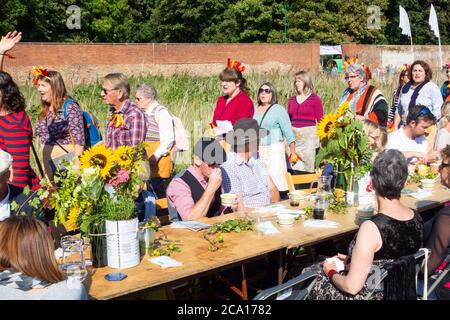 Thrift festival a Kirkleatham, Redcar. UK (2016) Foto Stock